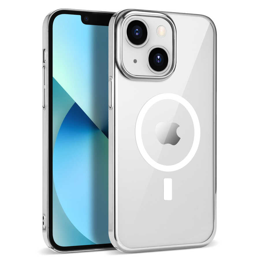 Apple iPhone 14 Plus Uyumlu Kılıf Zore Wireless Şarj Özellikli Pixel M-safe Kapak