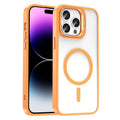 Apple iPhone 14 Pro Uyumlu Kılıf M-safe Şarj Özellikli Standlı Zore M-safe Klon Lensli Kapak