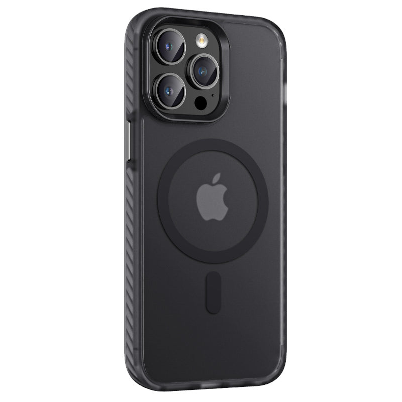 Apple iPhone 14 Pro Uyumlu Kılıf Mat Arka Yüzey Wireless Şarj Özellikli Zore Locik Kapak
