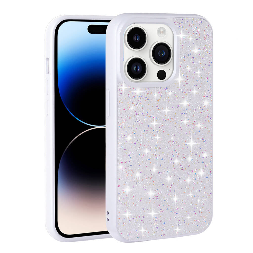 Apple iPhone 14 Pro Uyumlu Kılıf Parlak Taşlı Tasarım Zore Pırlanta Kapak