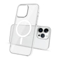 Apple iPhone 14 Pro Uyumlu Kılıf Zore Wireless Şarj Özellikli Şeffaf Tek Kamera Çerçeveli Porto Kapak