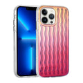 Apple iPhone 14 Pro Max Uyumlu Kılıf Kabartmalı Dalga Tasarımlı Silikon Zore İsmira Kapak