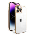 Apple iPhone 14 Pro Max Uyumlu Kılıf Kamera Korumalı Renkli Çerçeveli Zore Garaj Kapak