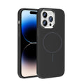 Apple iPhone 14 Pro Max Uyumlu Kılıf M-Safe Şarj Özellikli Metal Kamera Çerçeveli Zore Edi Silikon Kapak