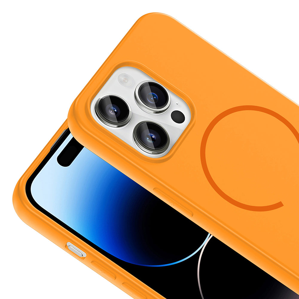 Apple iPhone 14 Pro Max Uyumlu Kılıf M-safe Şarj Özellikli Zore Meta Kapak
