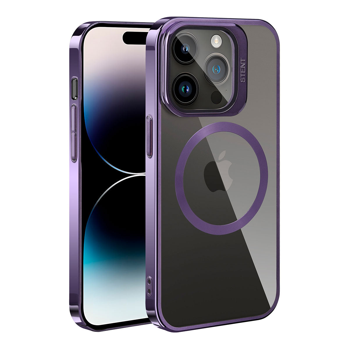 Apple iPhone 14 Pro Max Uyumlu Kılıf M-safe Şarj Özellikli Standlı Zore Klon Kapak