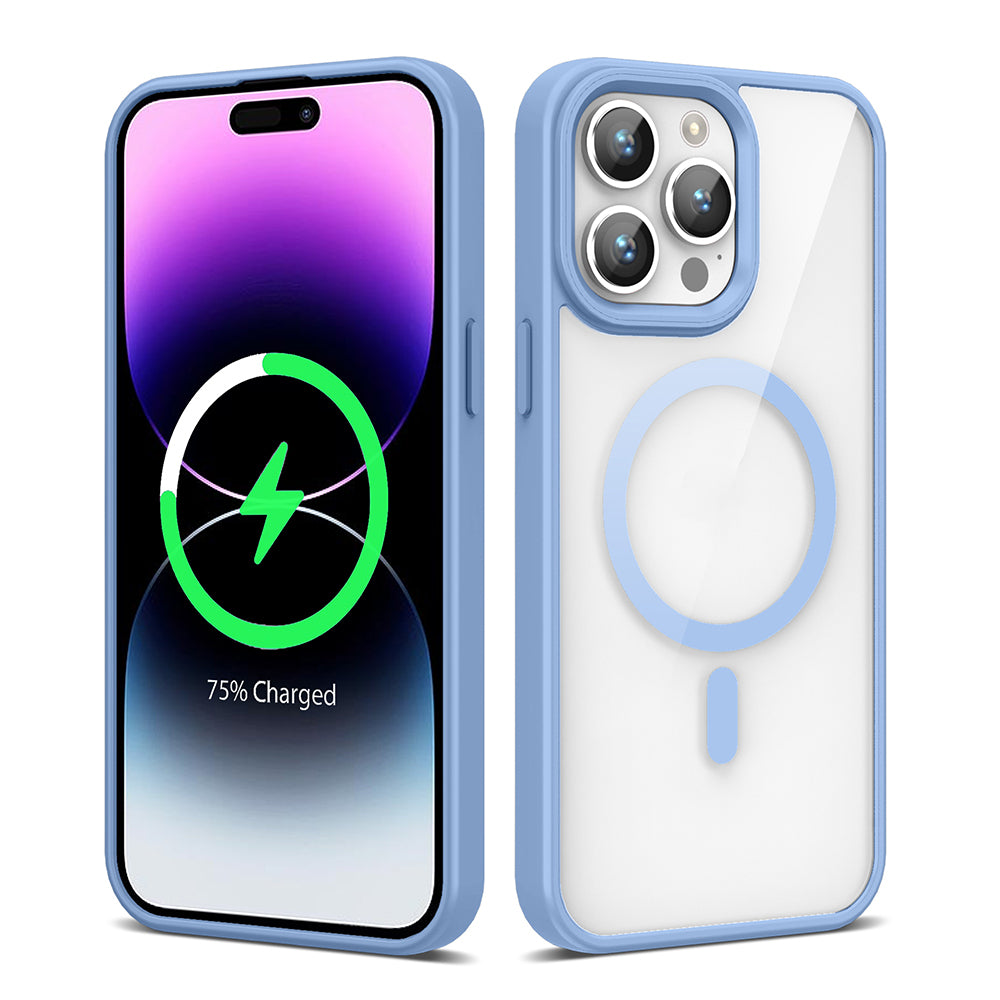 Apple iPhone 14 Pro Max Uyumlu Kılıf M-safe Wireless Şarj Özellikli Silikon Zore Ege Kapak