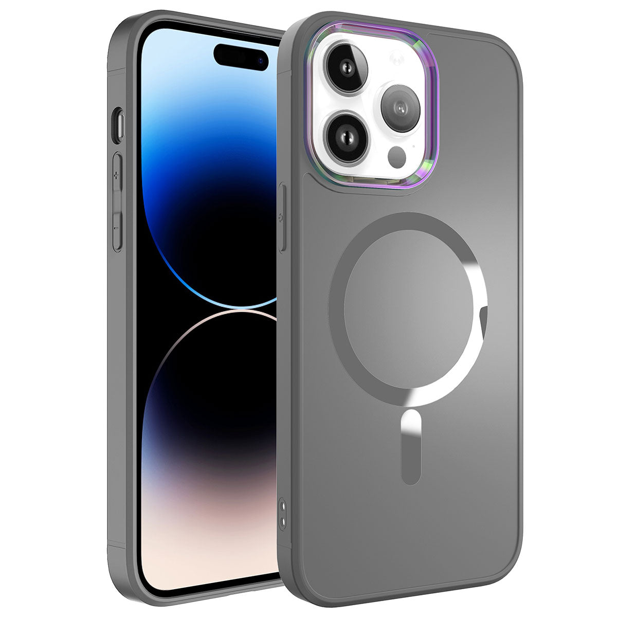 Apple iPhone 14 Pro Max Uyumlu Kılıf M-safe Wireless Şarj Özellikli Zore Stil Kapak