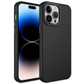 Apple iPhone 14 Pro Max Uyumlu Kılıf Metal Çerçeve ve Buton Tasarımlı Silikon Zore Luna Kapak