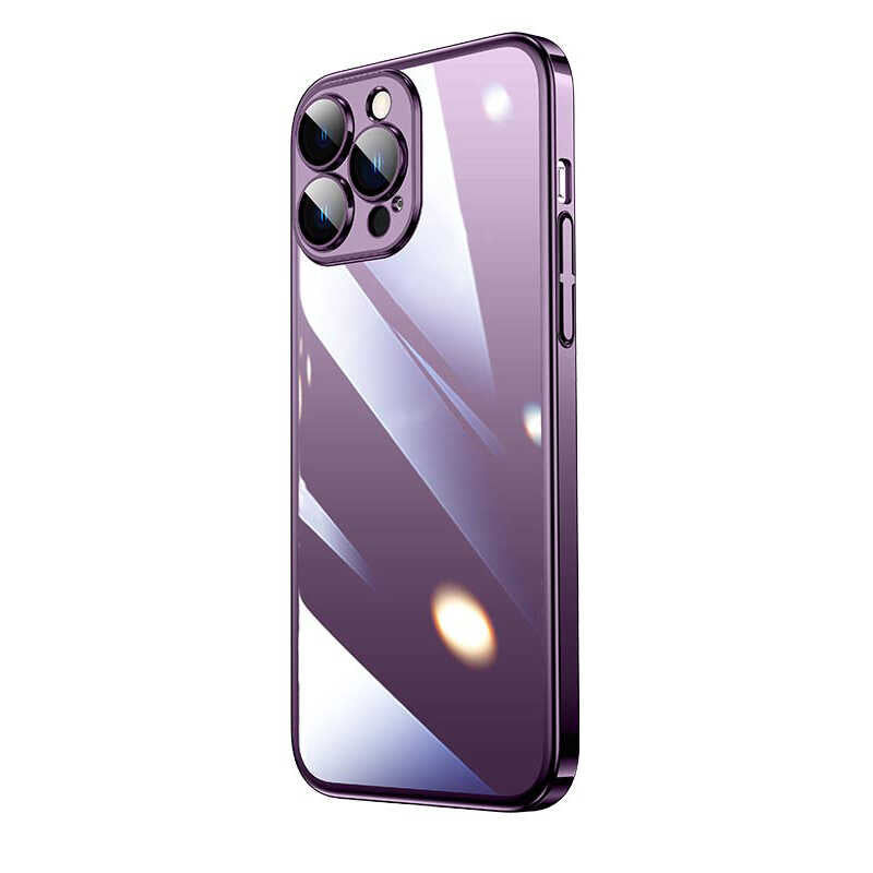 Apple iPhone 14 Pro Max Uyumlu Kılıf Sert PC Renkli Çerçeveli Zore Riksos Kapak