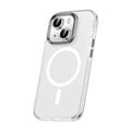 Apple iPhone 15 Uyumlu Kılıf Airbagli M-safe Wireless Şarj Özellikli Lens Koruyuculu Zore Klaptika Kapak