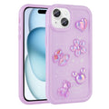 Apple iPhone 15 Uyumlu Kılıf Kabartma Figürlü Parlak Zore Toys Silikon Kapak