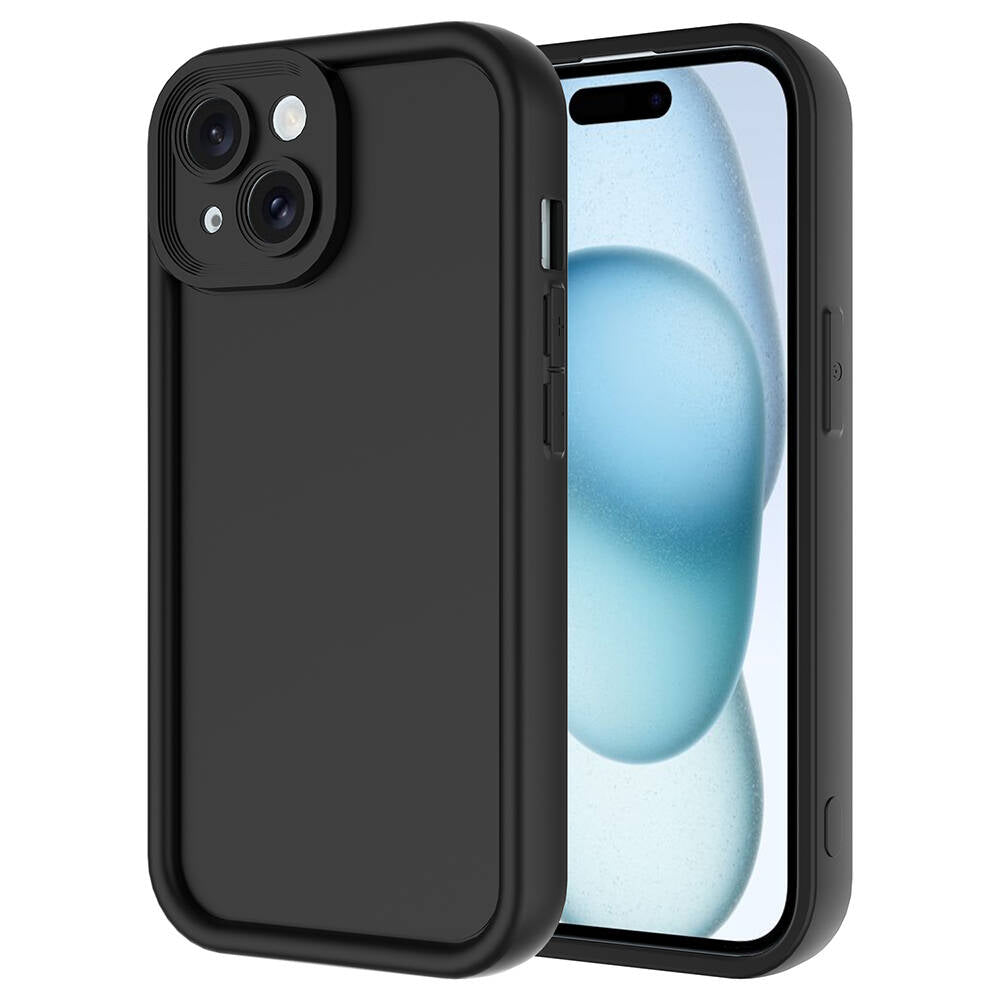 Apple iPhone 15 Uyumlu Kılıf Kamera Korumalı Zore Ananas Kapak