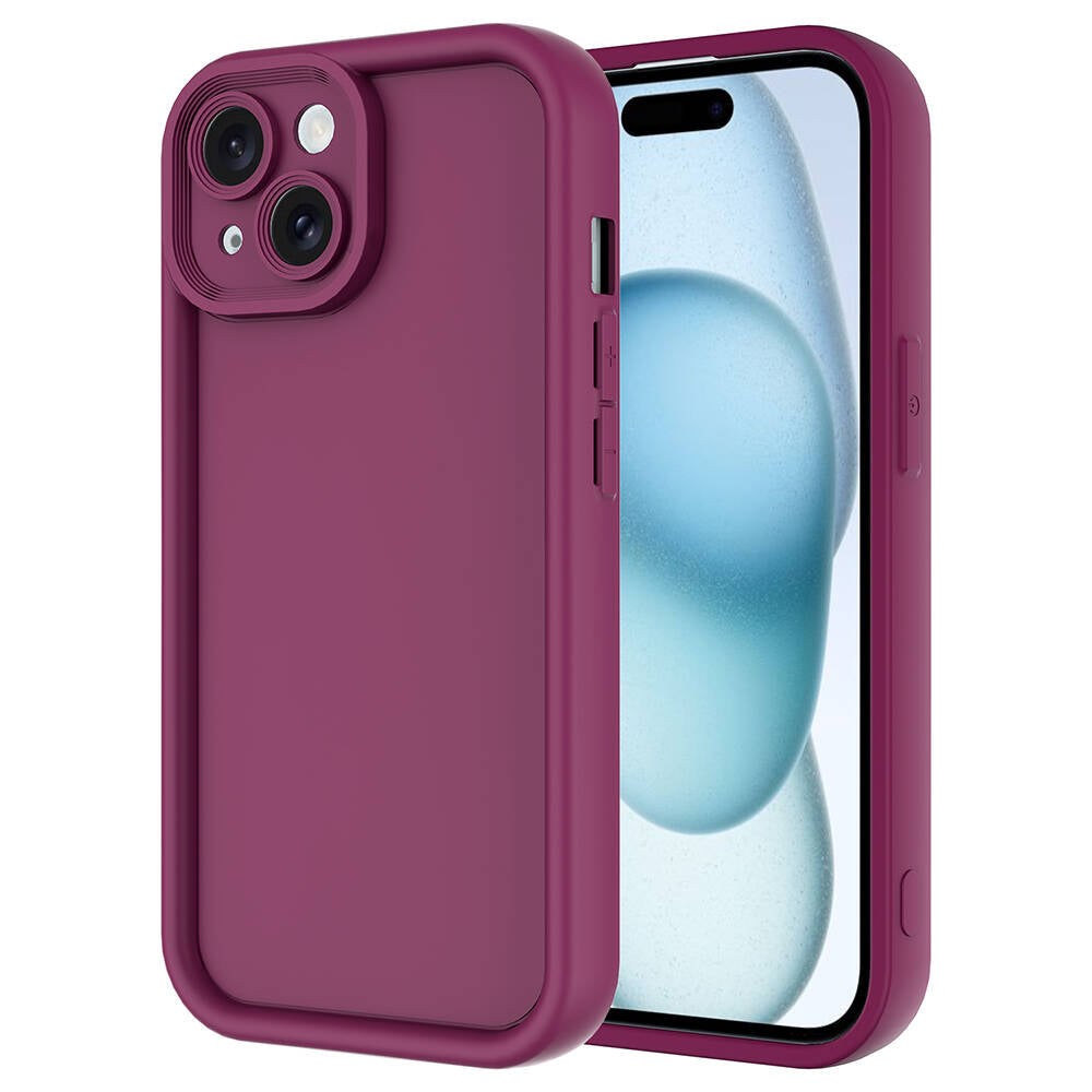 Apple iPhone 15 Uyumlu Kılıf Kamera Korumalı Zore Ananas Kapak
