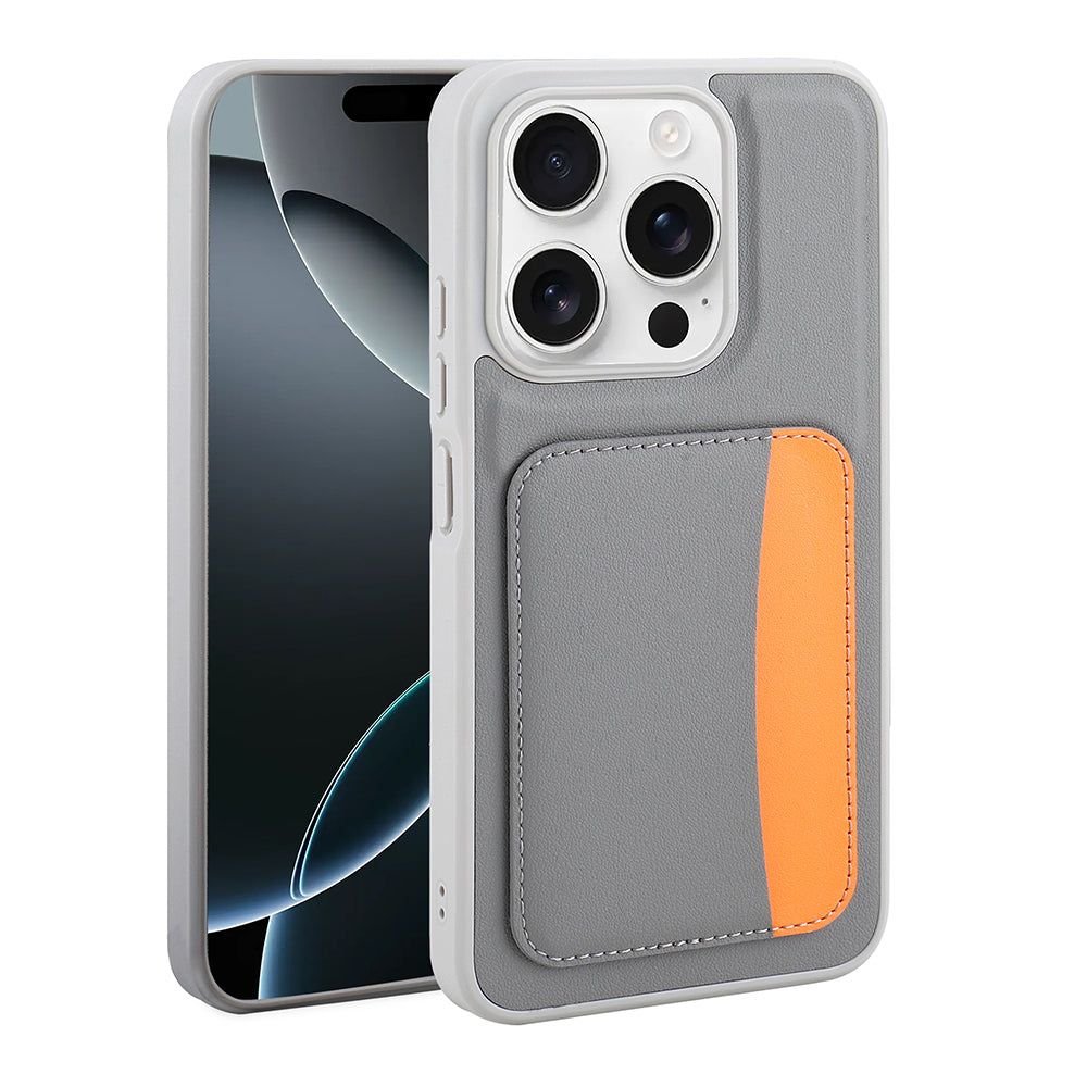Apple iPhone 15 Uyumlu Kılıf Kartlıklı Zore X-Kart Silikon Kapak
