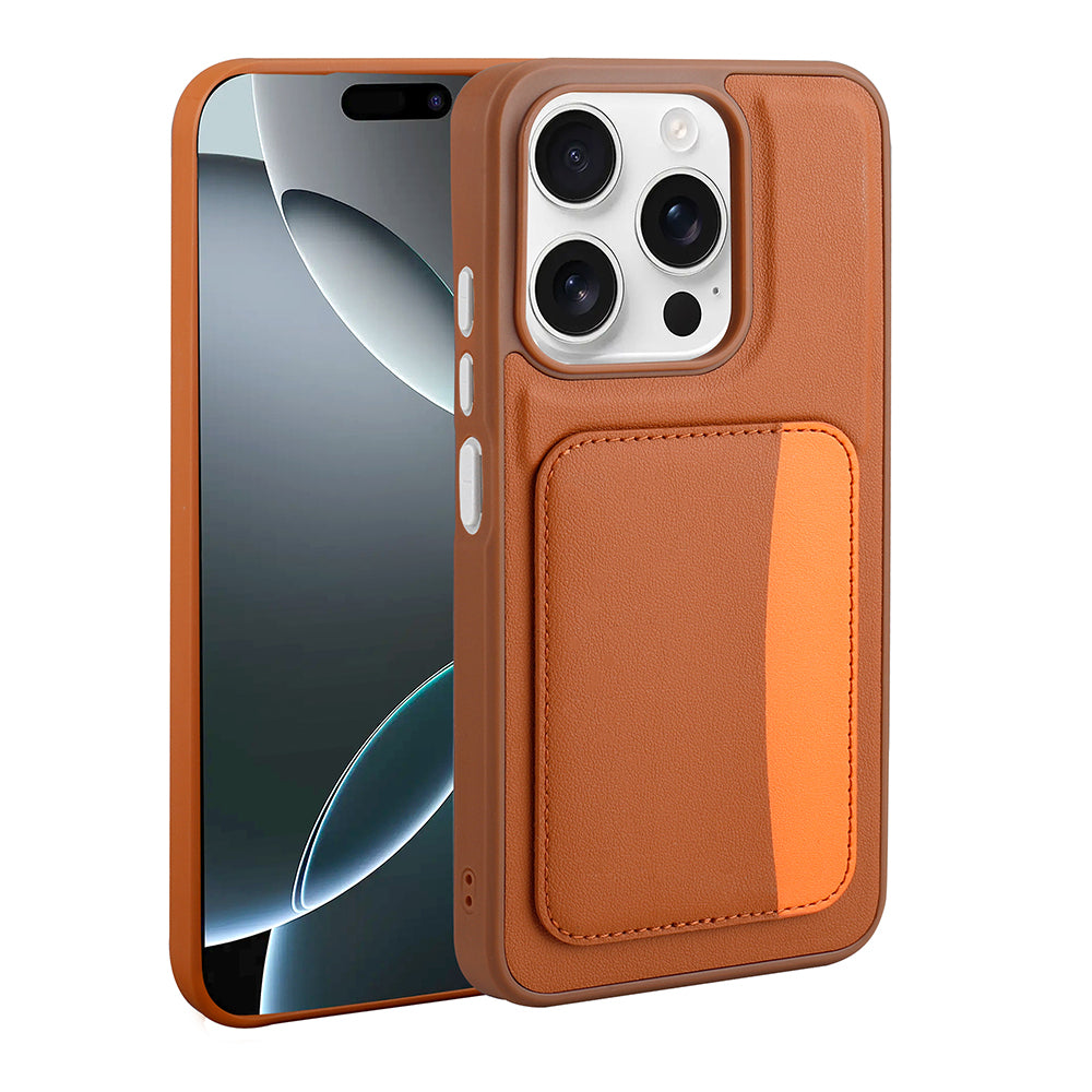 Apple iPhone 15 Uyumlu Kılıf Kartlıklı Zore X-Kart Silikon Kapak
