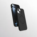 Apple iPhone 15 Uyumlu Kılıf M-safe Şarj Özellikli Standlı Zore Samara Kapak