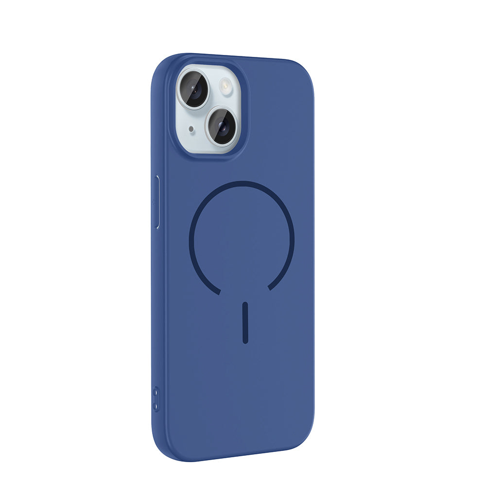 Apple iPhone 15 Uyumlu Kılıf M-safe Şarj Özellikli Zore Meta Kapak