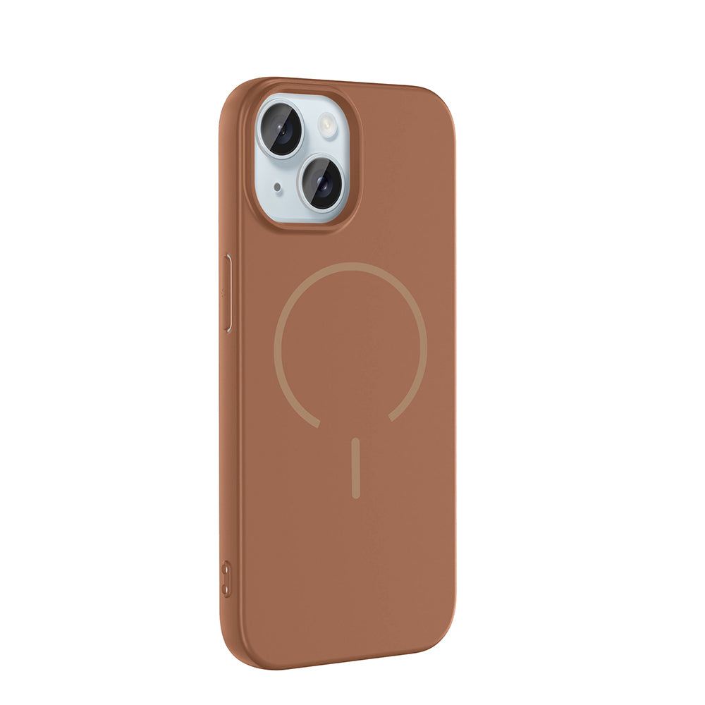 Apple iPhone 15 Uyumlu Kılıf M-safe Şarj Özellikli Zore Meta Kapak
