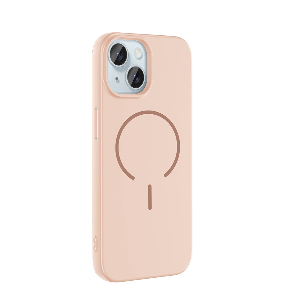 Apple iPhone 15 Uyumlu Kılıf M-safe Şarj Özellikli Zore Meta Kapak