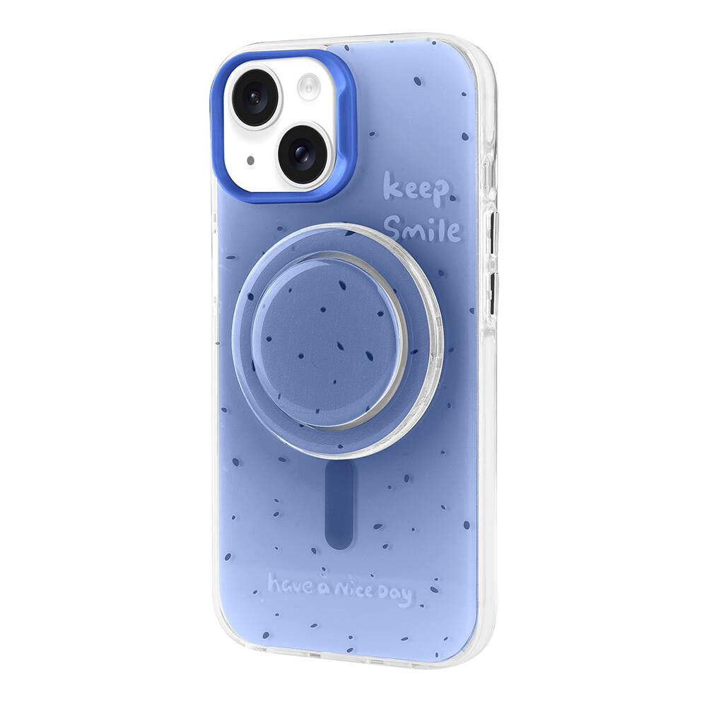 Apple iPhone 15 Uyumlu Kılıf M-safe Şarj Özellikli Tak-Çıkar Pop Soketli Zore Tiktok Kapak