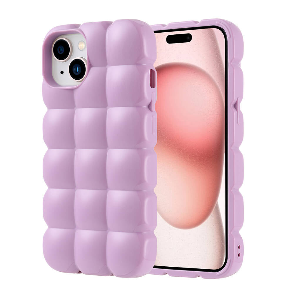 Apple iPhone 15 Uyumlu Kılıf Parlak Esnek Silikon Zore Dom Dom Kapak