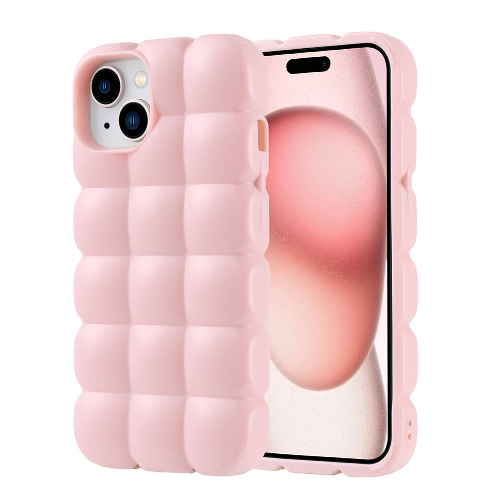 Apple iPhone 15 Uyumlu Kılıf Parlak Esnek Silikon Zore Dom Dom Kapak