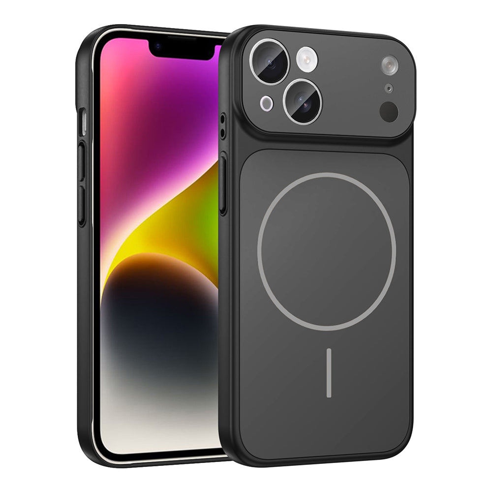 Apple iPhone 15 Uyumlu Kılıf Zore M-Safe Şarj Özellikli Kamera Korumalı Formen Kapak