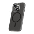 Apple iPhone 15 Plus Uyumlu Kılıf Airbagli M-safe Wireless Şarj Özellikli Lens Koruyuculu Zore Klaptika Kapak