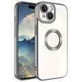 Apple iPhone 15 Plus Uyumlu Kılıf Kamera Korumalı Logo Gösteren Zore Omega Kapak