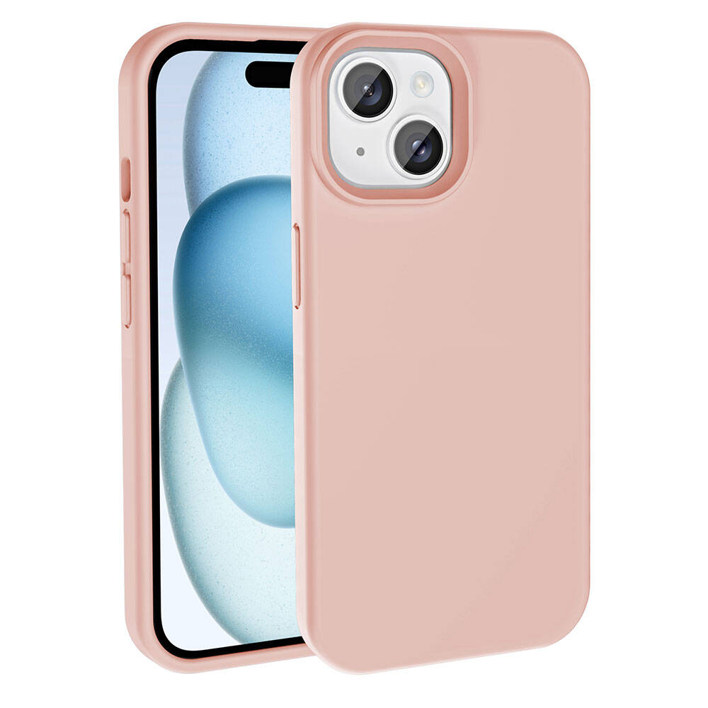 Apple iPhone 15 Plus Uyumlu Kılıf M-safe Şarj Özellikli Sıvı Teknolojili Silinebilir Sert Zore Kivi Kapak