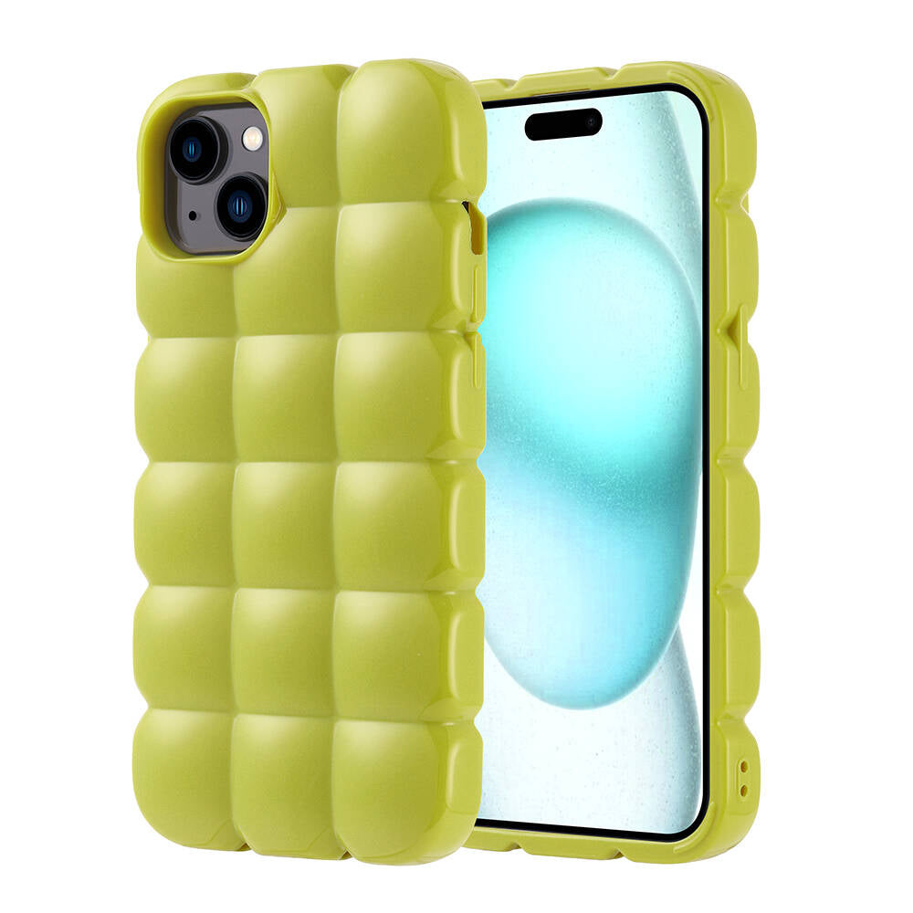 Apple iPhone 15 Plus Uyumlu Kılıf Parlak Esnek Silikon Zore Dom Dom Kapak