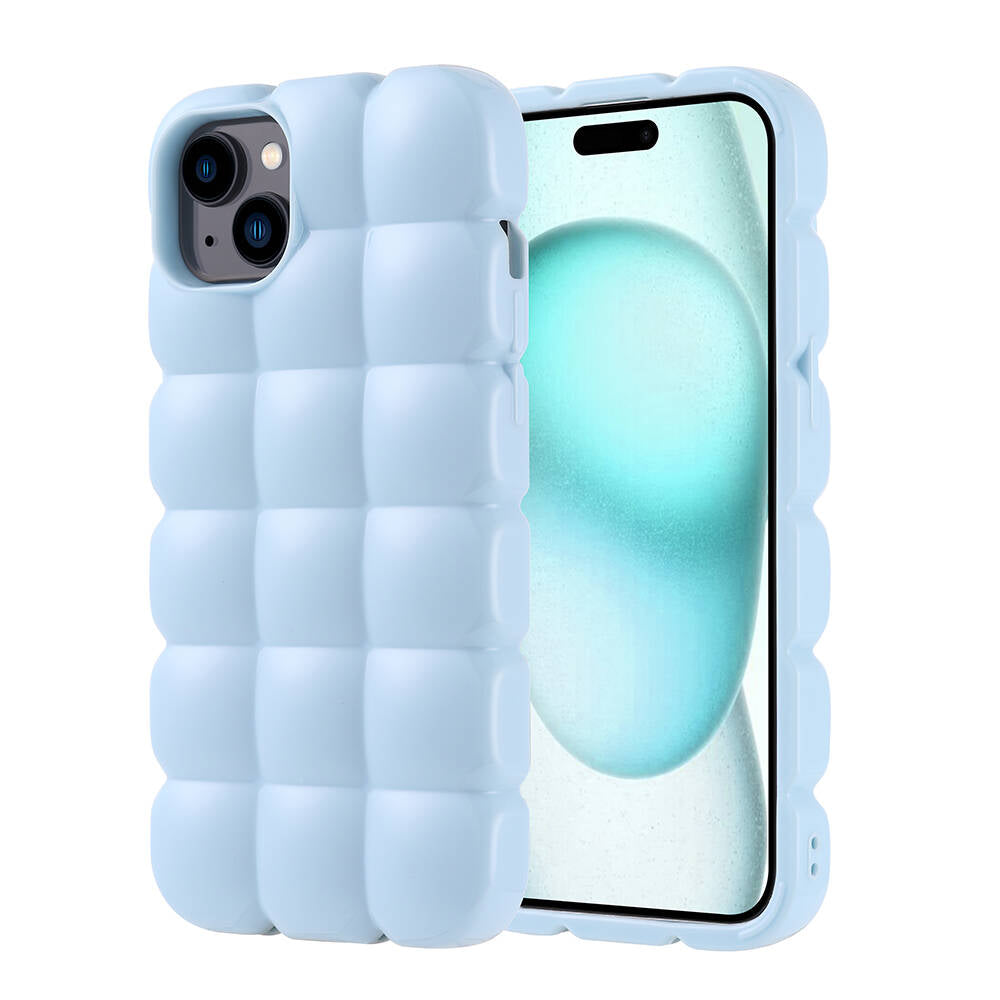 Apple iPhone 15 Plus Uyumlu Kılıf Parlak Esnek Silikon Zore Dom Dom Kapak