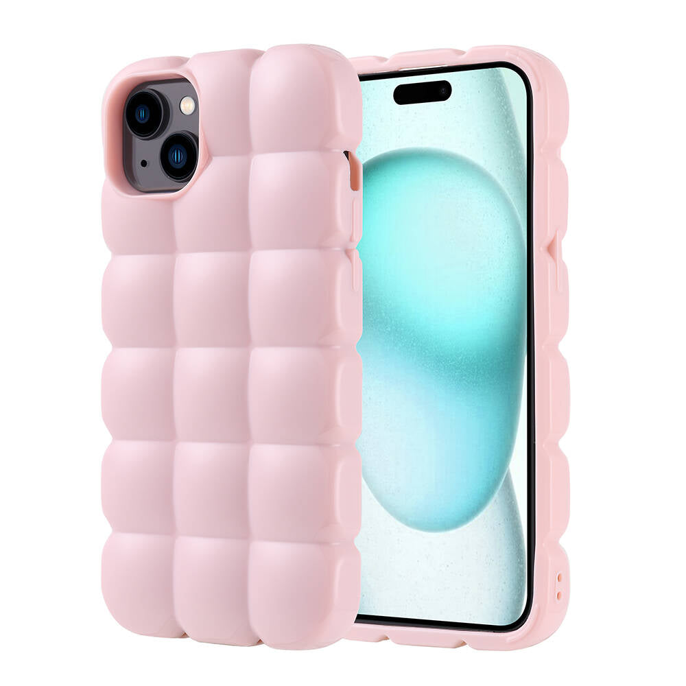 Apple iPhone 15 Plus Uyumlu Kılıf Parlak Esnek Silikon Zore Dom Dom Kapak