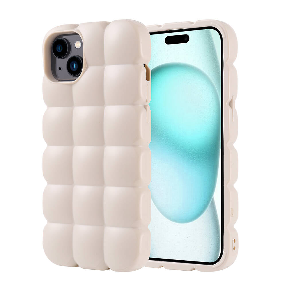 Apple iPhone 15 Plus Uyumlu Kılıf Parlak Esnek Silikon Zore Dom Dom Kapak