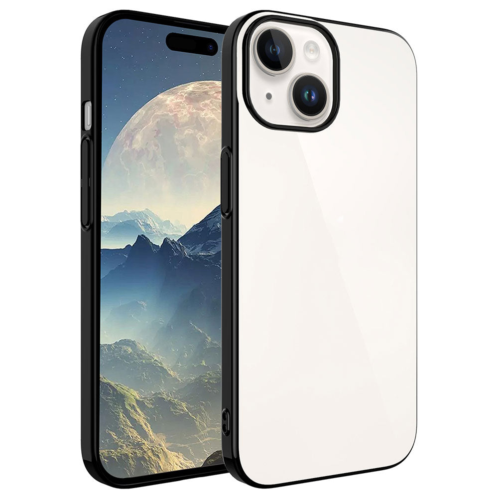 Apple iPhone 15 Plus Uyumlu Kılıf Sert PC Renkli Çerçeveli Zore Riksos Kapak