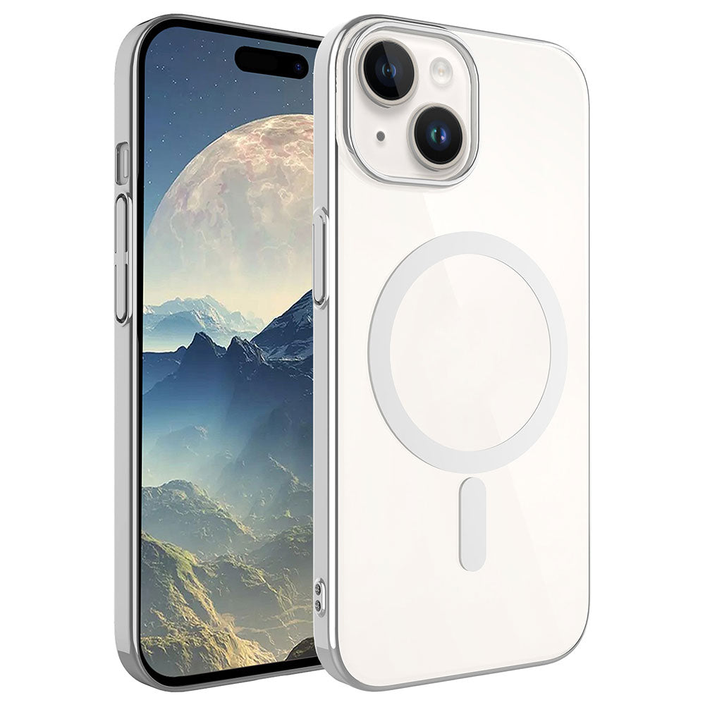 Apple iPhone 15 Plus Uyumlu Kılıf Zore Wireless Şarj Özellikli Pixel M-safe Kapak