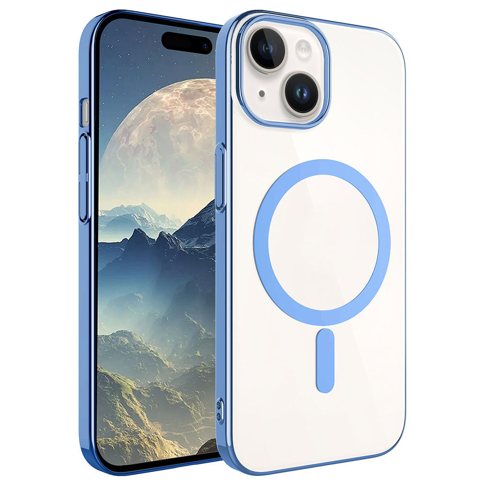 Apple iPhone 15 Plus Uyumlu Kılıf Zore Wireless Şarj Özellikli Pixel M-safe Kapak