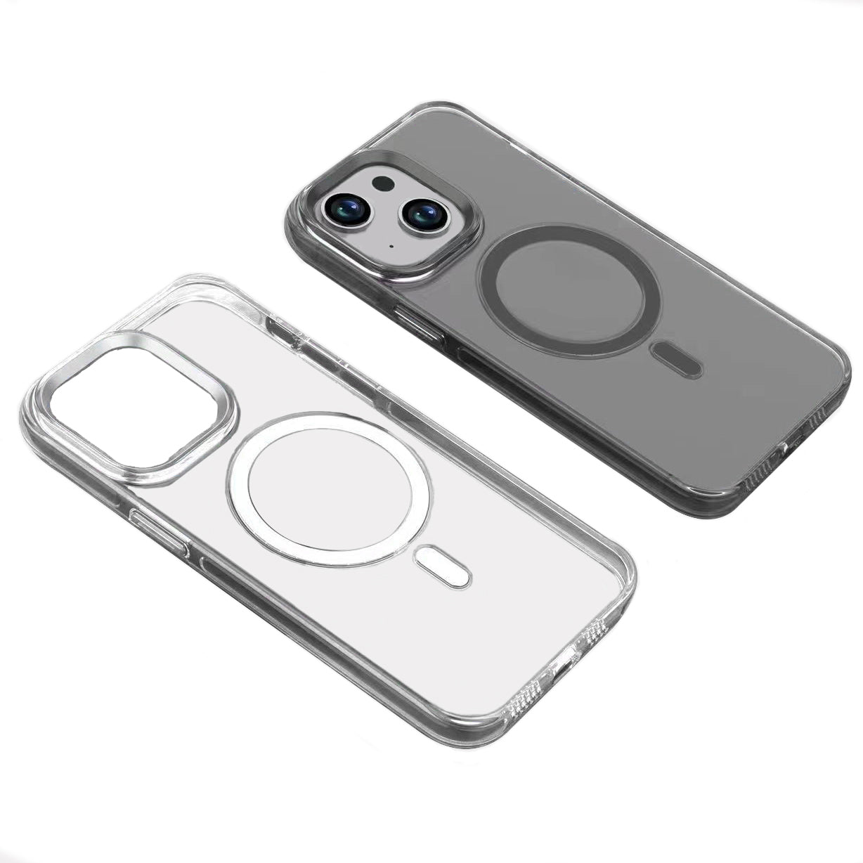 Apple iPhone 15 Plus Uyumlu Kılıf Zore Wireless Şarj Özellikli Şeffaf Efsane Kapak