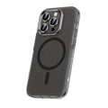 Apple iPhone 15 Pro Uyumlu Kılıf Airbagli M-safe Wireless Şarj Özellikli Lens Koruyuculu Zore Klaptika Kapak