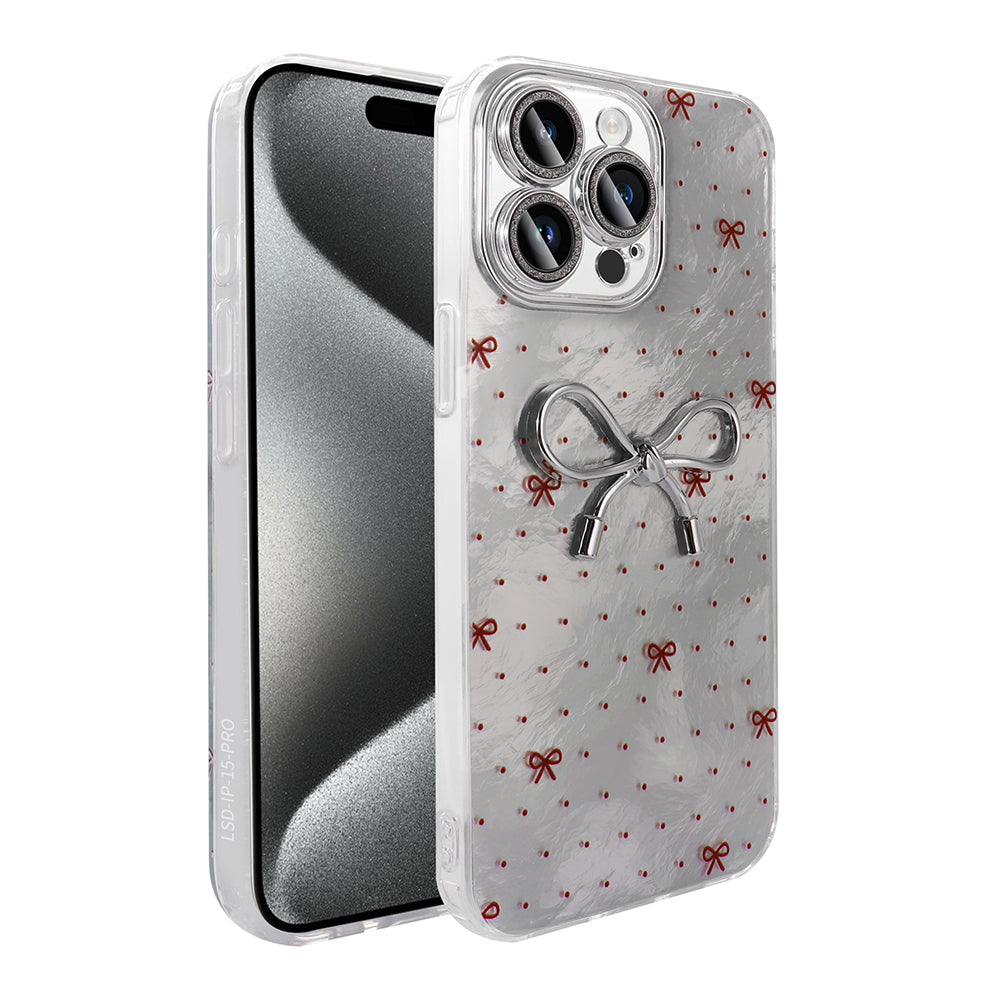 Apple iPhone 15 Pro Uyumlu Kılıf Kamera Korumalı Figürlü Zore Ponti Silikon Kapak