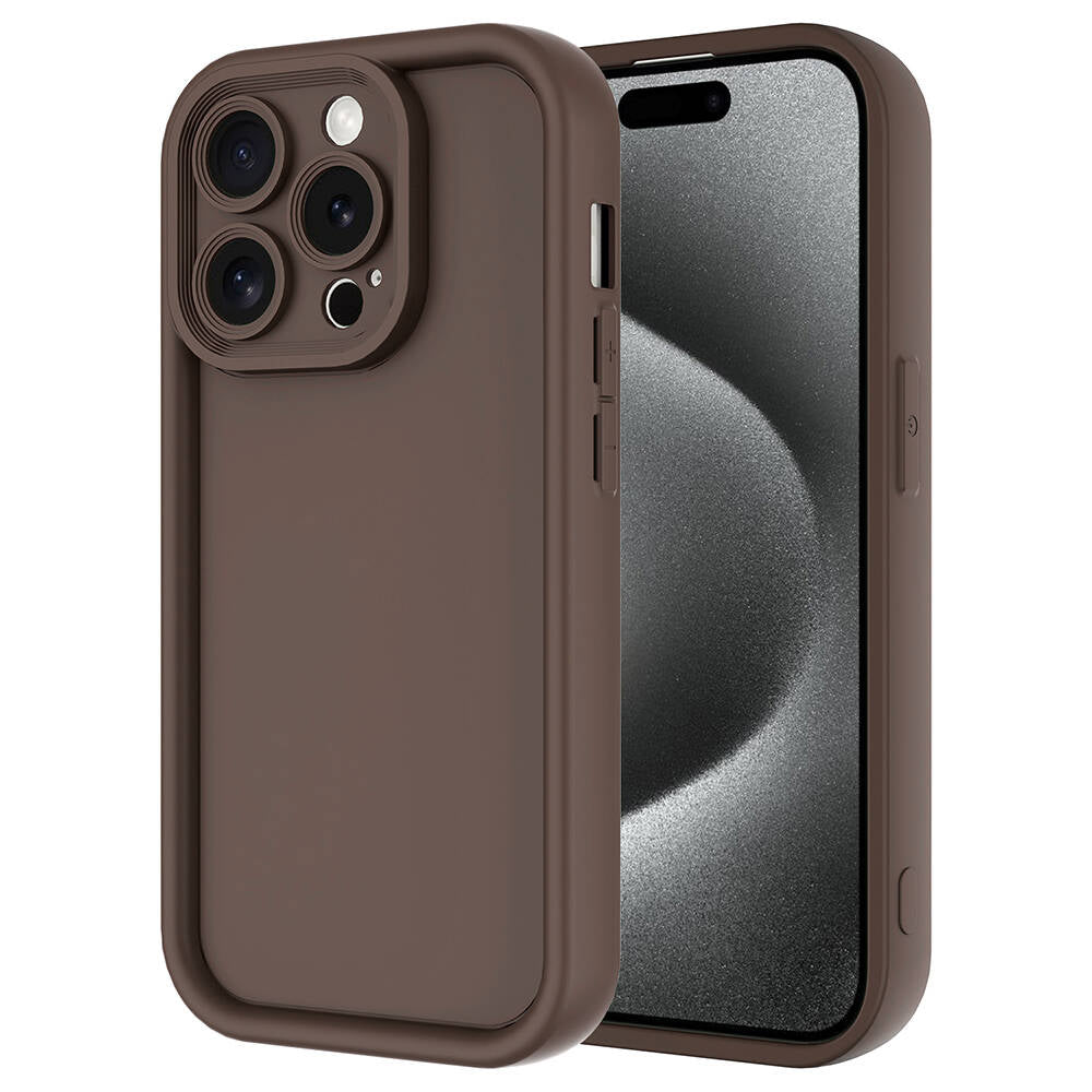 Apple iPhone 15 Pro Uyumlu Kılıf Kamera Korumalı Zore Ananas Kapak