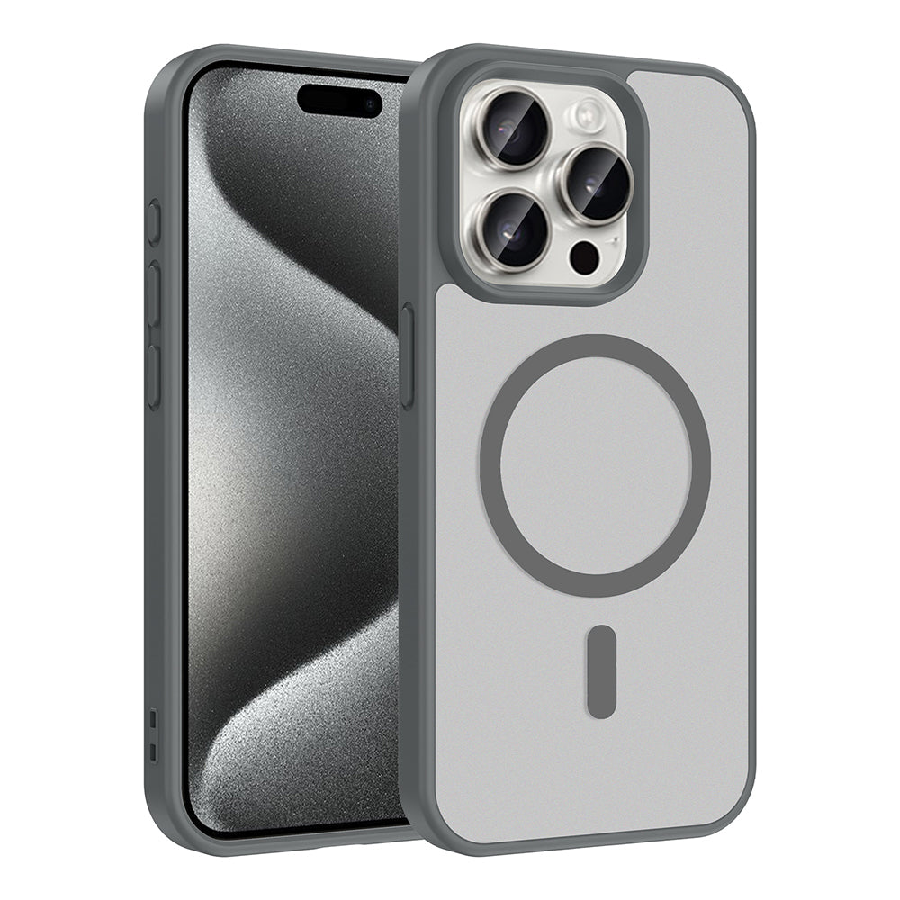 Apple iPhone 15 Pro Kılıf M-safe Şarj Özellikli Zore Babet Kapak
