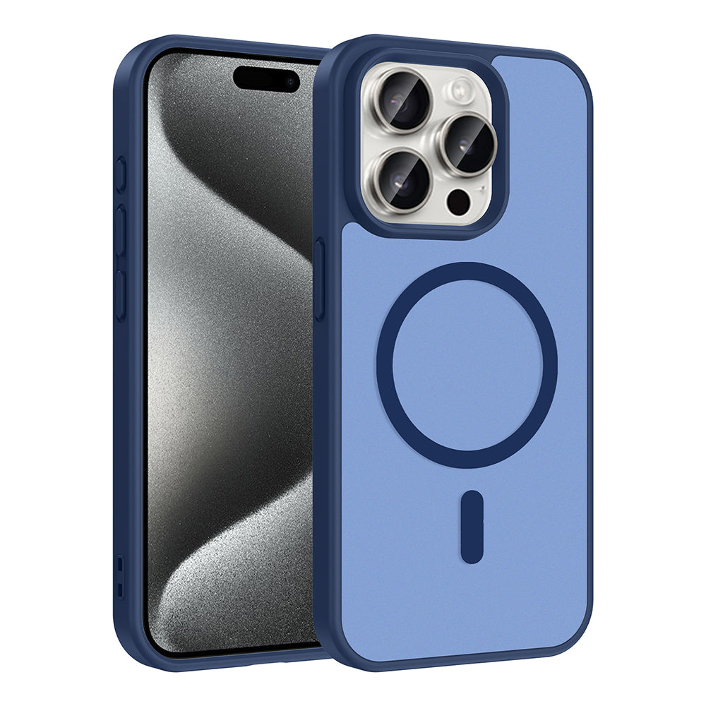 Apple iPhone 15 Pro Kılıf M-safe Şarj Özellikli Zore Babet Kapak