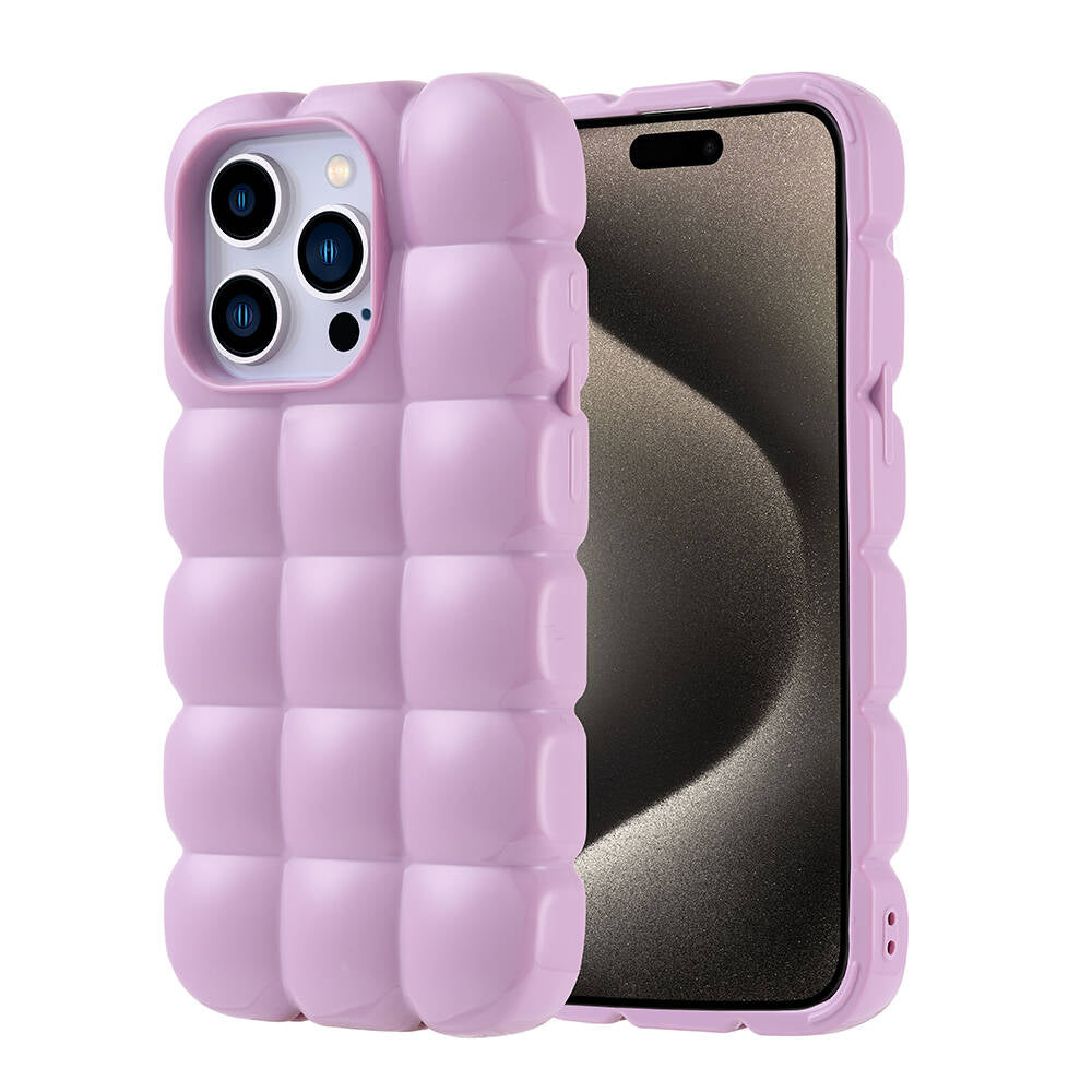 Apple iPhone 15 Pro Uyumlu Kılıf Parlak Esnek Silikon Zore Dom Dom Kapak