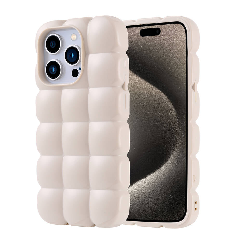 Apple iPhone 15 Pro Uyumlu Kılıf Parlak Esnek Silikon Zore Dom Dom Kapak