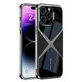 Apple iPhone 15 Pro Uyumlu Kılıf Ultra İnce Kamera Korumalı PC + Deri Arka Yüzey Zore X-Pro Kapak