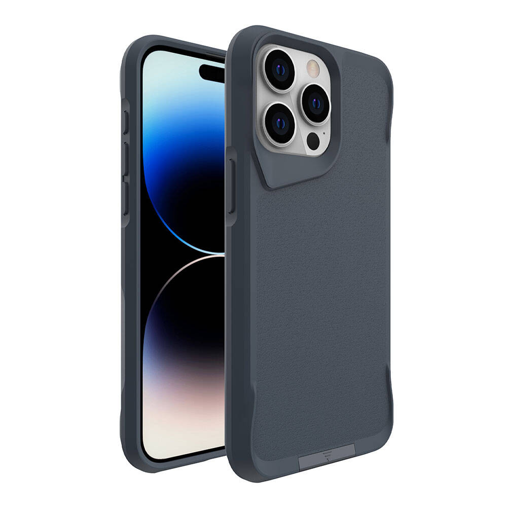 Apple iPhone 15 Pro Uyumlu Kılıf Zore Airbag Kenarlı T-Max Mat Standlı Kapak