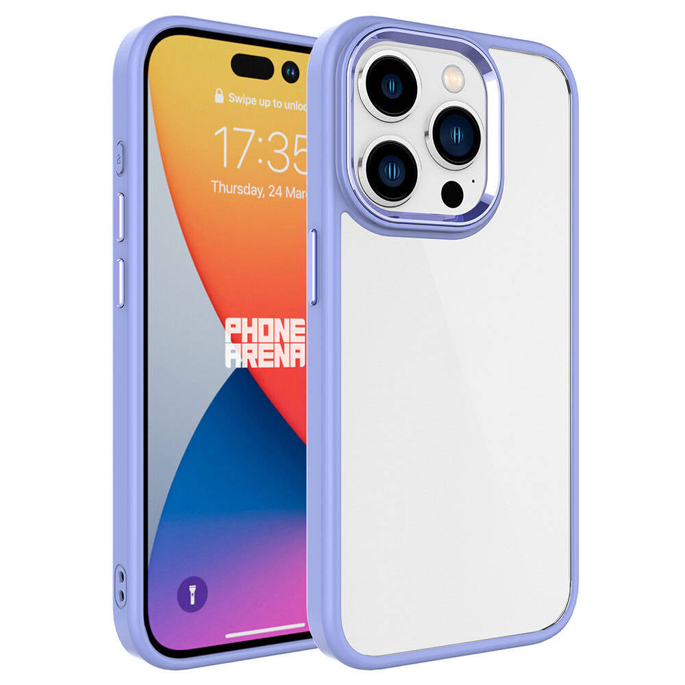 Apple iPhone 15 Pro Uyumlu Kılıf Zore Krom Kapak