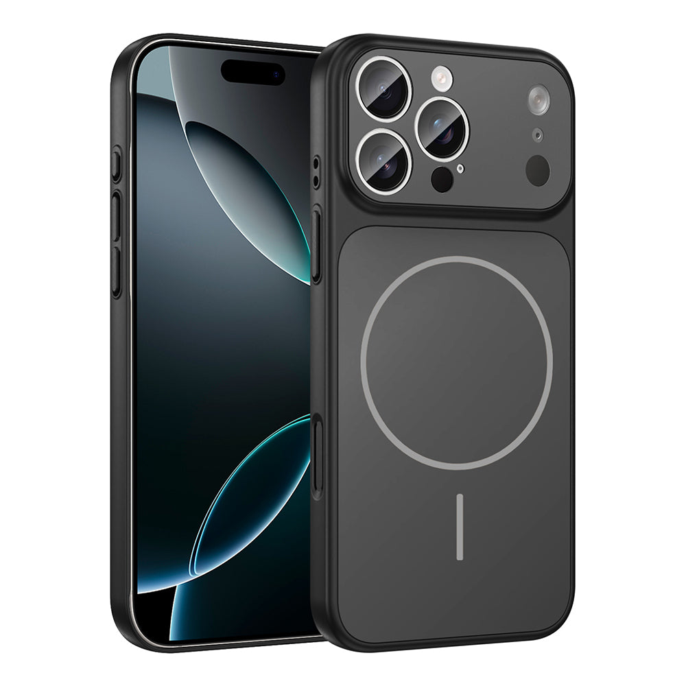 Apple iPhone 15 Pro Uyumlu Kılıf Zore M-Safe Şarj Özellikli Kamera Korumalı Formen Kapak